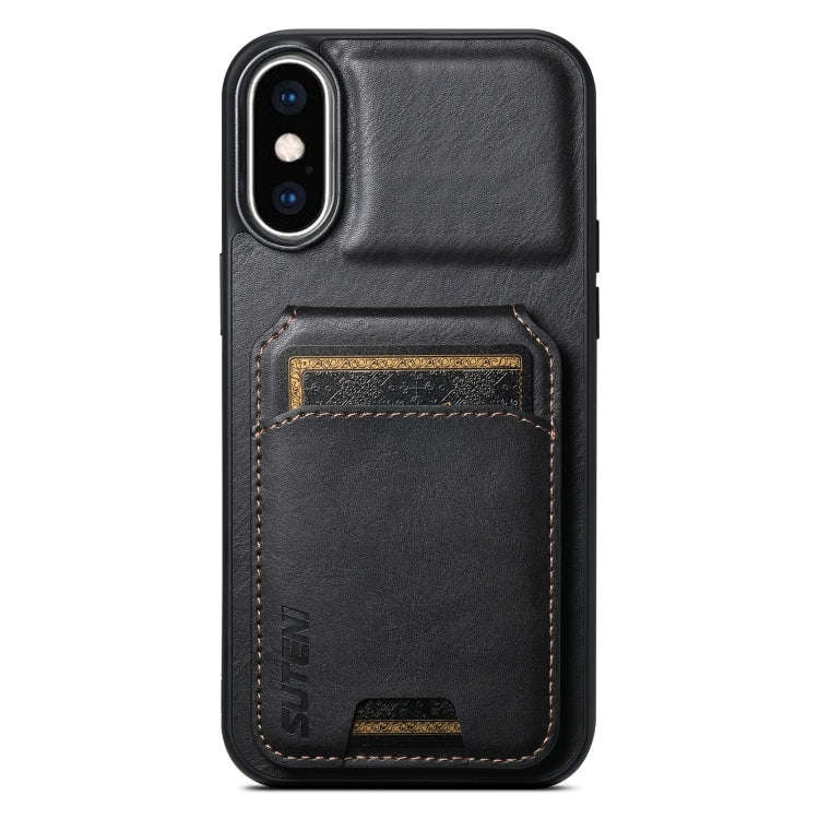 Suteni H02 Leather Wallet Stand Back Phone Case, For iPhone 14, For iPhone 14 Pro, For iPhone 14 ...