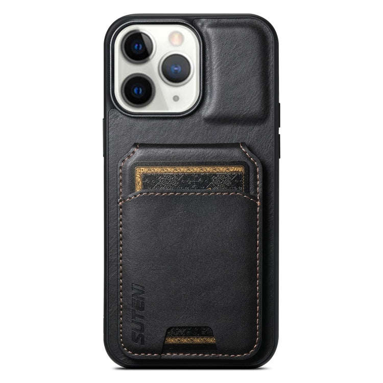 Suteni H02 Leather Wallet Stand Back Phone Case, For iPhone 14, For iPhone 14 Pro, For iPhone 14 ...