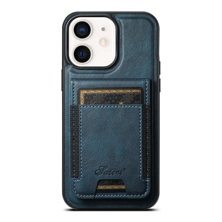 Suteni H17 Oil Eax Leather MagSafe Detachable Wallet Phone Case, For iPhone 14 Pro Max, For iPhon...