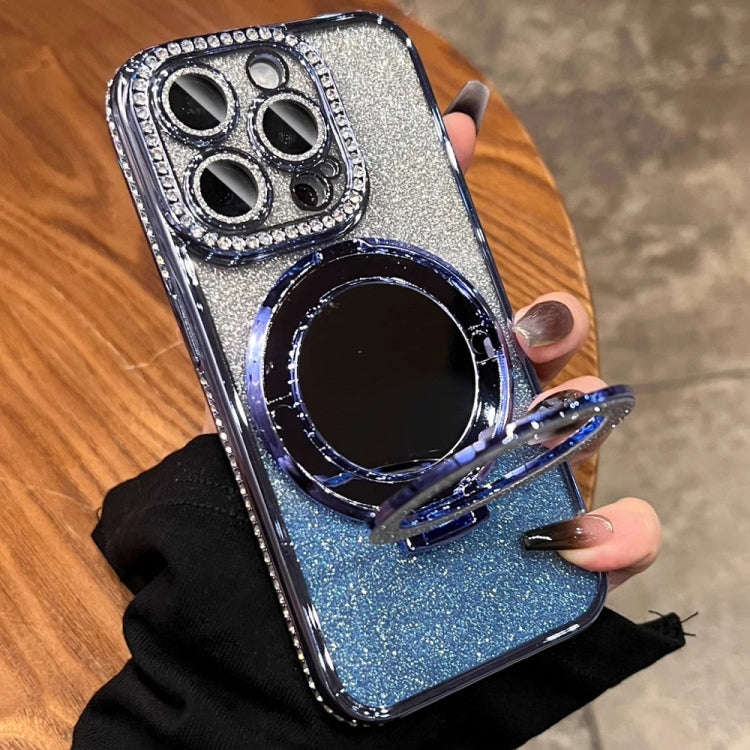 Rhinestone Mirror Glitter MagSafe TPU Phone Case, For iPhone 14 Pro Max, For iPhone 13 Pro Max, F...