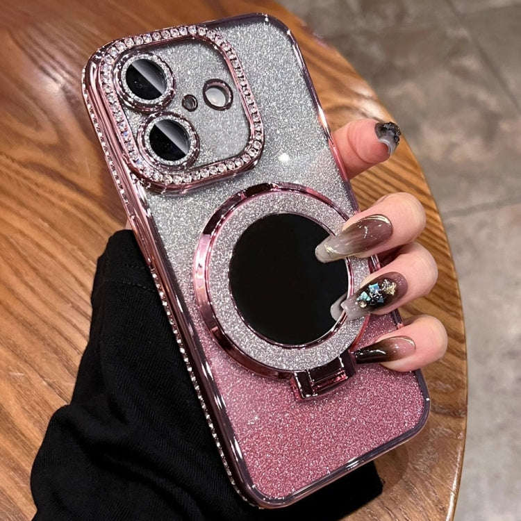 Rhinestone Mirror Glitter MagSafe TPU Phone Case, For iPhone 17e / 16e, For iPhone 17 Pro Max, Fo...