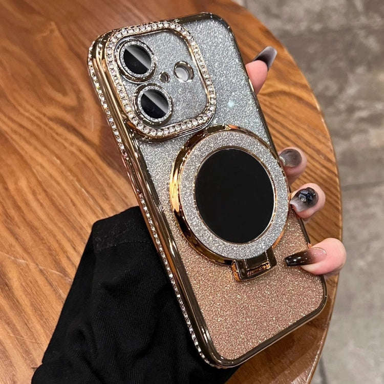 Rhinestone Mirror Glitter MagSafe TPU Phone Case, For iPhone 17e / 16e, For iPhone 17 Pro Max, Fo...