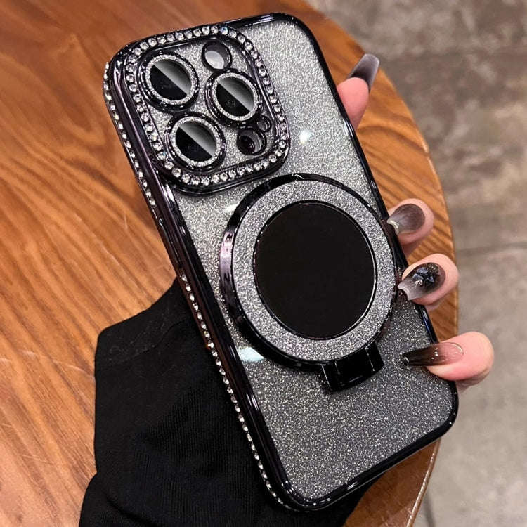 Rhinestone Mirror Glitter MagSafe TPU Phone Case, For iPhone 17e / 16e, For iPhone 17 Pro Max, Fo...