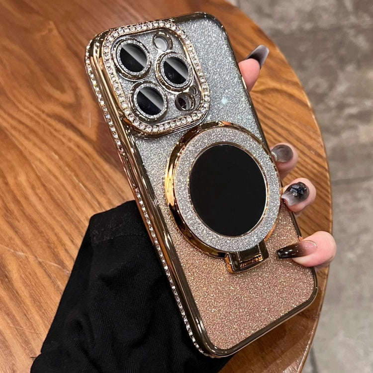 Rhinestone Mirror Glitter MagSafe TPU Phone Case, For iPhone 17e / 16e, For iPhone 17 Pro Max, Fo...