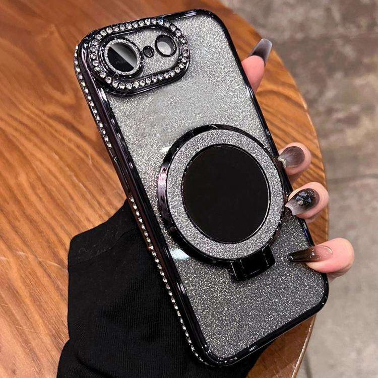 Rhinestone Mirror Glitter MagSafe TPU Phone Case, For iPhone 17e / 16e, For iPhone 17 Pro Max, Fo...