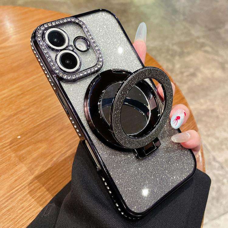 Rhinestone Mirror Glitter MagSafe TPU Phone Case, For iPhone 17e / 16e, For iPhone 17 Pro Max, Fo...