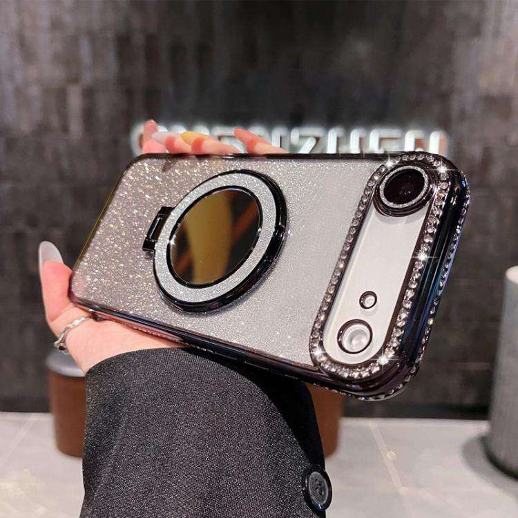Rhinestone Mirror Glitter MagSafe TPU Phone Case, For iPhone 17e / 16e, For iPhone 17 Pro Max, Fo...