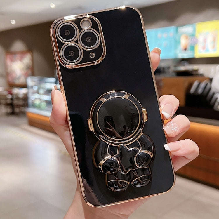 Embrace Stars Electroplating Astronaut Holder Phone Case, For iPhone 12 Pro, For  iPhone 12 mini,...