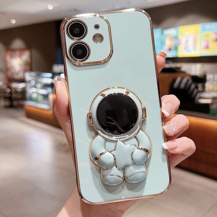 Embrace Stars Electroplating Astronaut Holder Phone Case, For iPhone 12 Pro, For  iPhone 12 mini,...