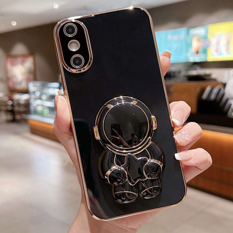 Embrace Stars Electroplating Astronaut Holder Phone Case, For iPhone 12 Pro, For  iPhone 12 mini,...