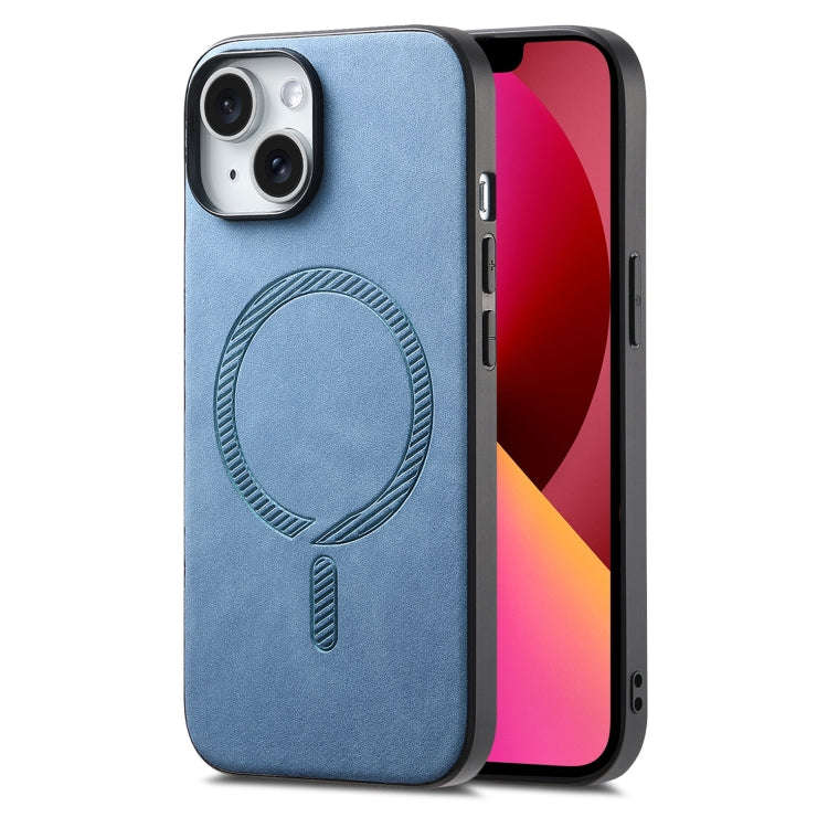 Solid Color Retro Magsafe PU Back Cover Phone Case, For iPhone 13 Pro Max, For iPhone 13 Pro, For...
