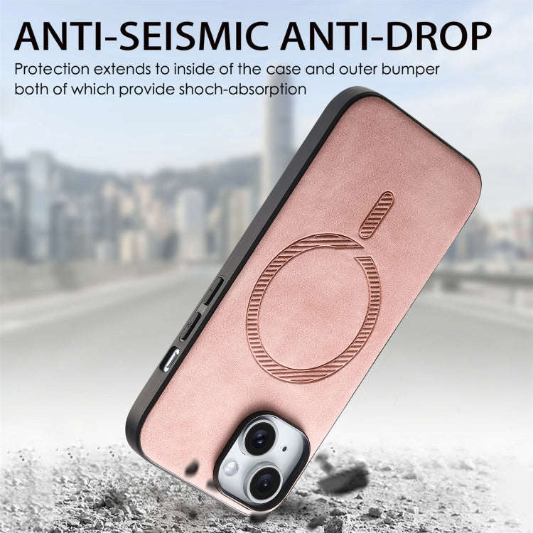 Solid Color Retro Magsafe PU Back Cover Phone Case, For iPhone 11 Pro Max, For iPhone 11, For iPh...