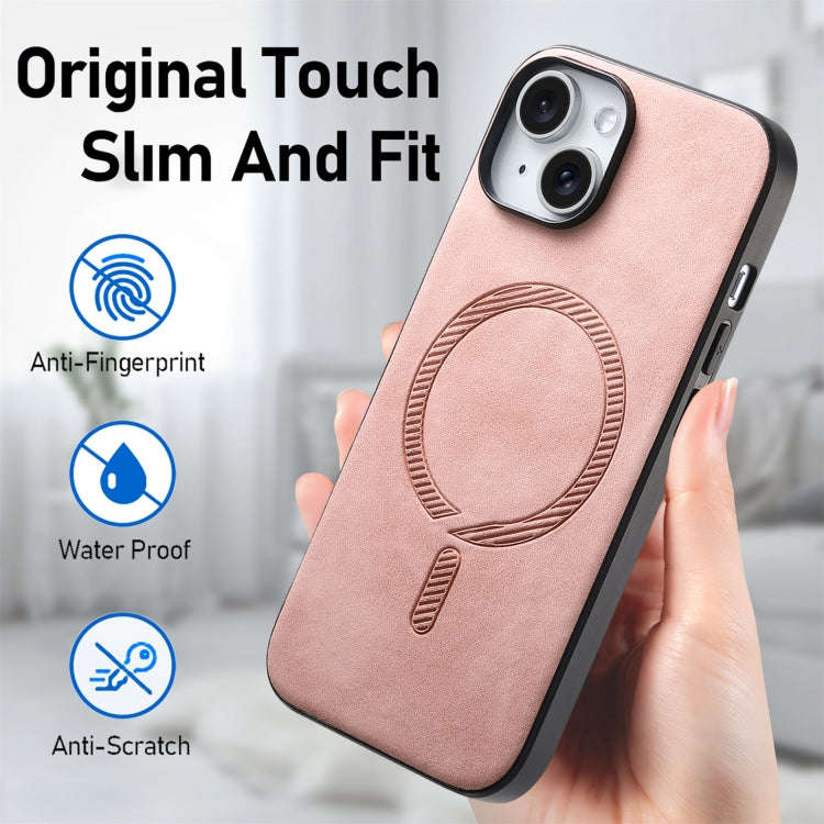 Solid Color Retro Magsafe PU Back Cover Phone Case, For iPhone 11 Pro Max, For iPhone 11, For iPh...
