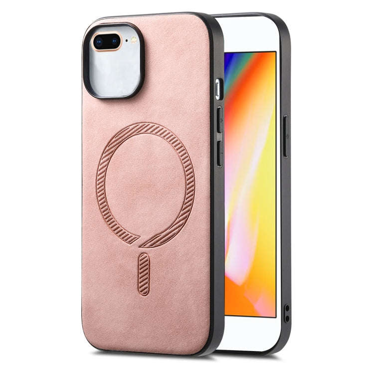 Solid Color Retro Magsafe PU Back Cover Phone Case, For iPhone 11 Pro Max, For iPhone 11, For iPh...