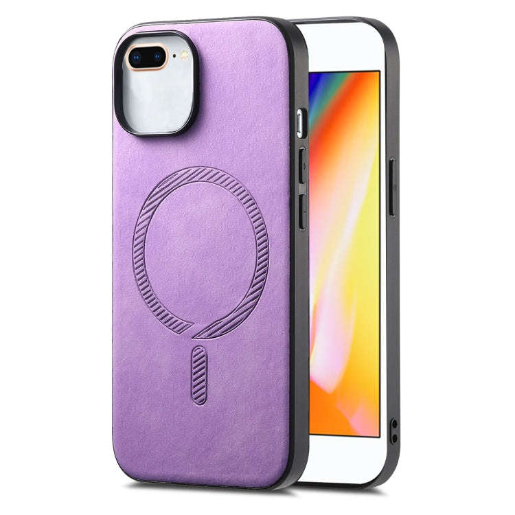 Solid Color Retro Magsafe PU Back Cover Phone Case, For iPhone 11 Pro Max, For iPhone 11, For iPh...