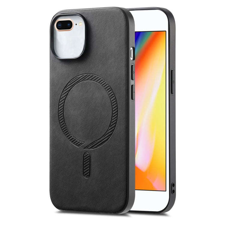 Solid Color Retro Magsafe PU Back Cover Phone Case, For iPhone 11 Pro Max, For iPhone 11, For iPh...