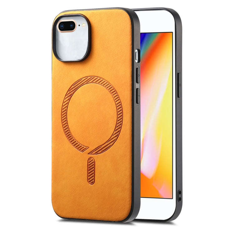 Solid Color Retro Magsafe PU Back Cover Phone Case, For iPhone 11 Pro Max, For iPhone 11, For iPh...