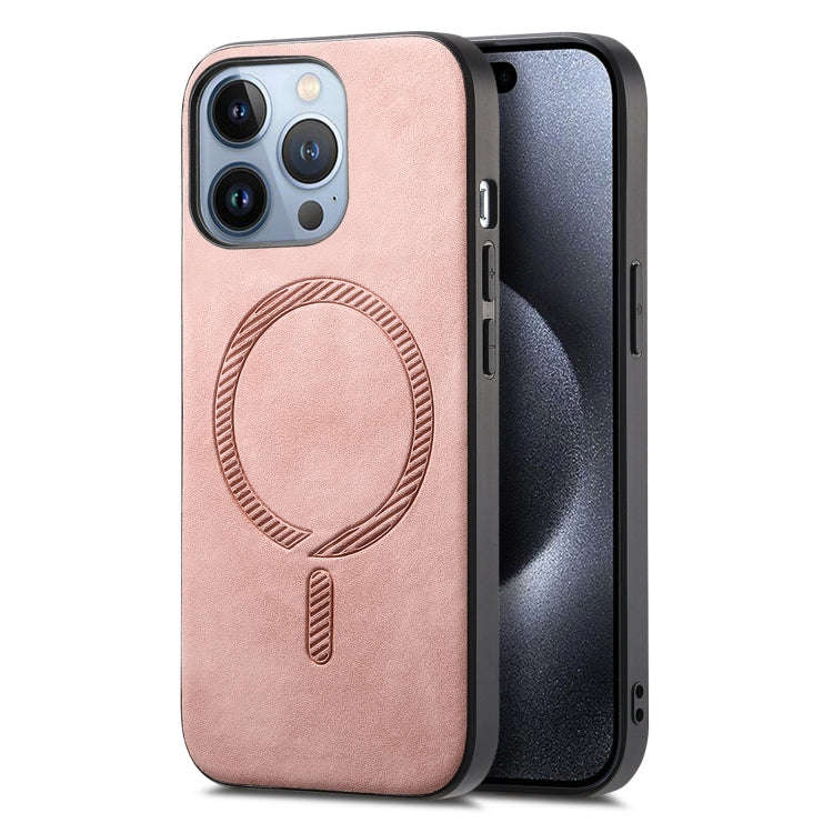 Solid Color Retro Magsafe PU Back Cover Phone Case, For iPhone 17e / 16e, For iPhone 17 Pro Max, ...