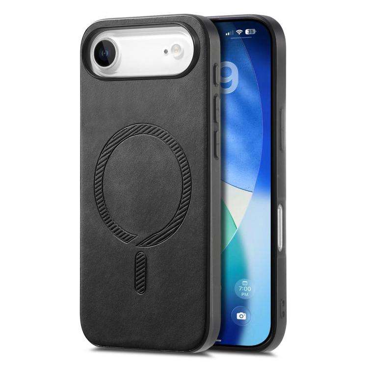 Solid Color Retro Magsafe PU Back Cover Phone Case, For iPhone 17e / 16e, For iPhone 17 Pro Max, ...