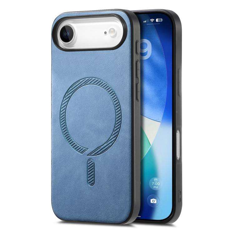 Solid Color Retro Magsafe PU Back Cover Phone Case, For iPhone 17e / 16e, For iPhone 17 Pro Max, ...