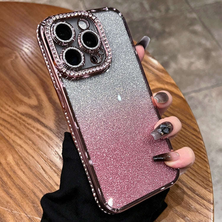 Diamond Gradient Glitter TPU Phone Case, For iPhone 14 Pro Max, For iPhone 13 Pro Max, For iPhone...