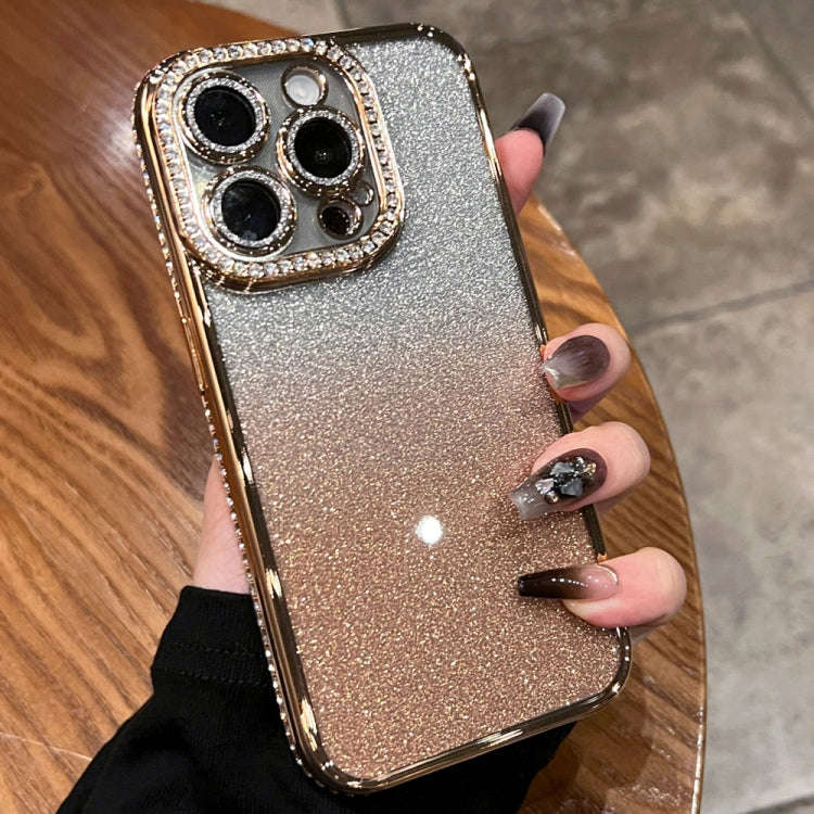 Diamond Gradient Glitter TPU Phone Case, For iPhone 14 Pro Max, For iPhone 13 Pro Max, For iPhone...