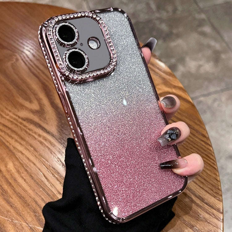 Diamond Gradient Glitter TPU Phone Case, For iPhone 17e / 16e, For iPhone 17 Pro Max, For iPhone ...