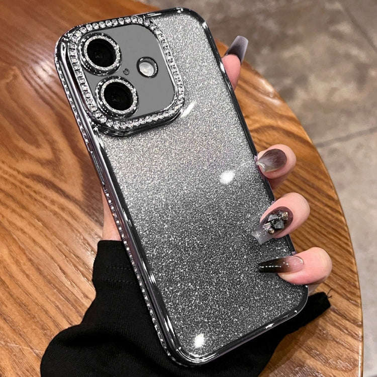 Diamond Gradient Glitter TPU Phone Case, For iPhone 17e / 16e, For iPhone 17 Pro Max, For iPhone ...