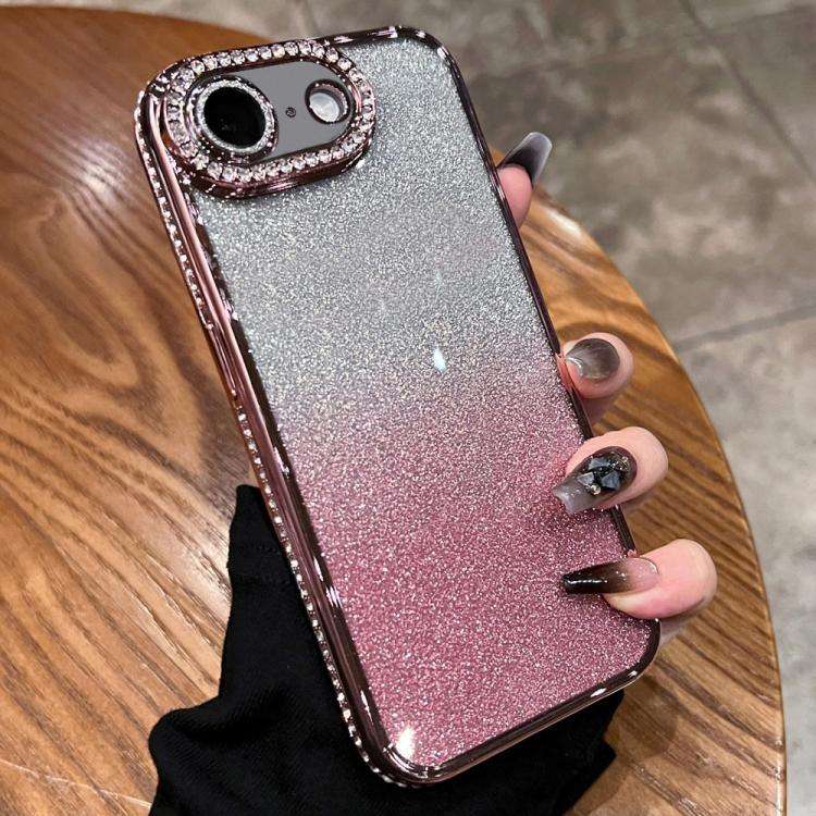 Diamond Gradient Glitter TPU Phone Case, For iPhone 17e / 16e, For iPhone 17 Pro Max, For iPhone ...