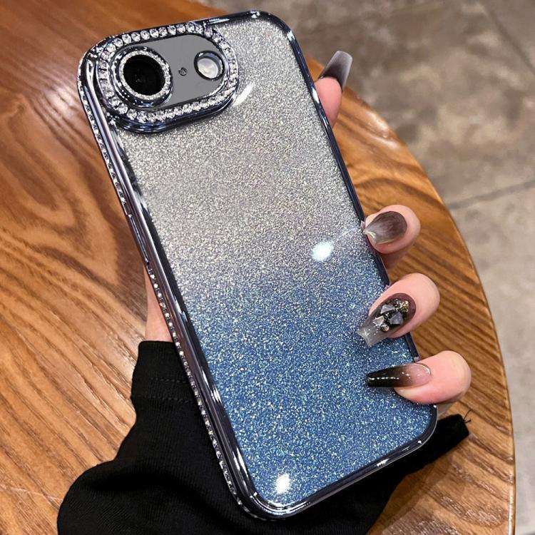 Diamond Gradient Glitter TPU Phone Case, For iPhone 17e / 16e, For iPhone 17 Pro Max, For iPhone ...