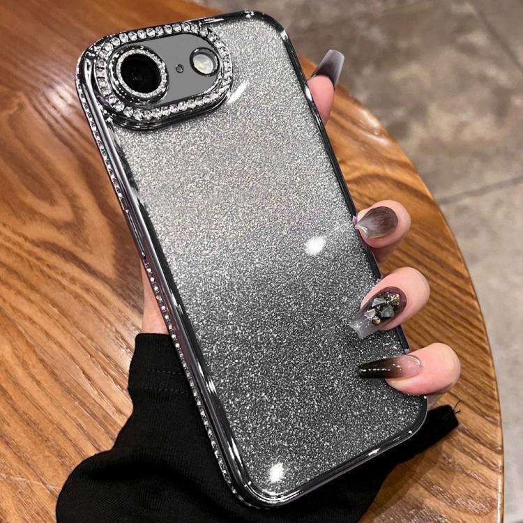 Diamond Gradient Glitter TPU Phone Case, For iPhone 17e / 16e, For iPhone 17 Pro Max, For iPhone ...