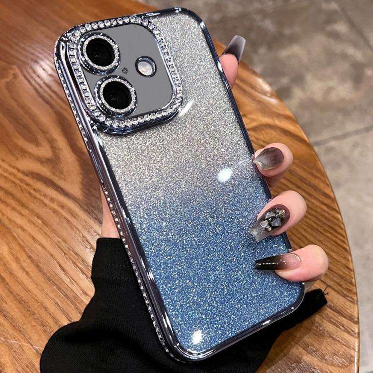 Diamond Gradient Glitter TPU Phone Case, For iPhone 17e / 16e, For iPhone 17 Pro Max, For iPhone ...