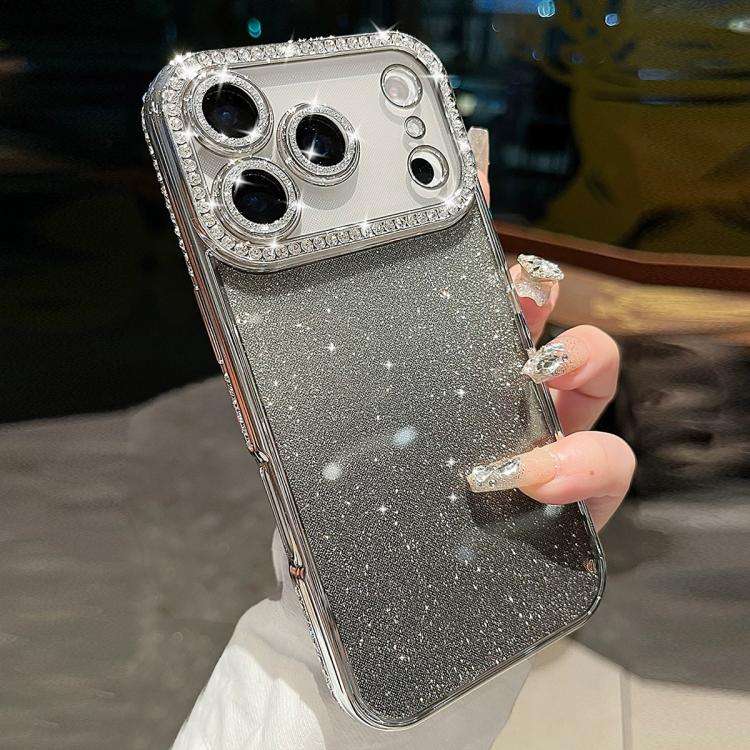 Diamond Gradient Glitter TPU Phone Case, For iPhone 17e / 16e, For iPhone 17 Pro Max, For iPhone ...