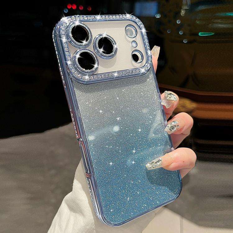 Diamond Gradient Glitter TPU Phone Case, For iPhone 17e / 16e, For iPhone 17 Pro Max, For iPhone ...