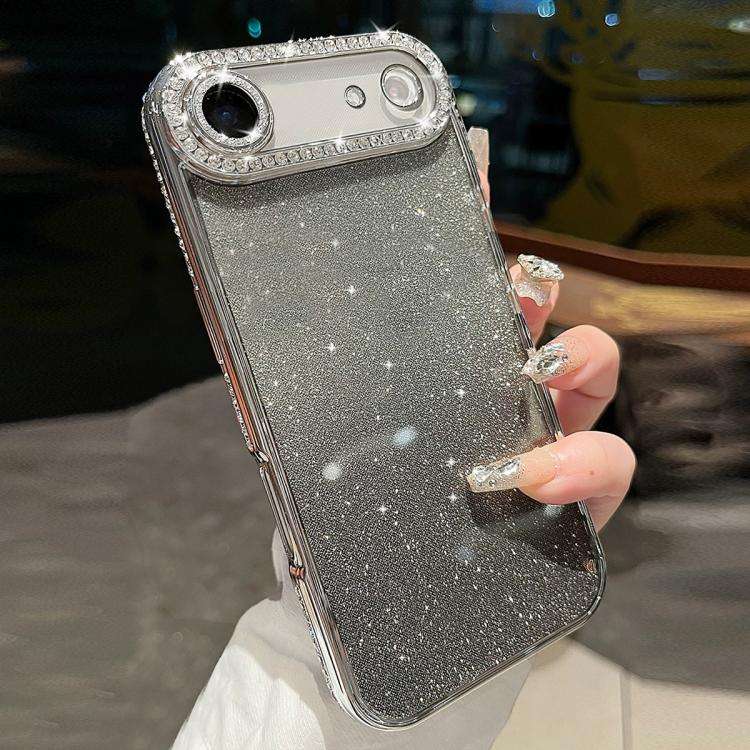 Diamond Gradient Glitter TPU Phone Case, For iPhone 17e / 16e, For iPhone 17 Pro Max, For iPhone ...