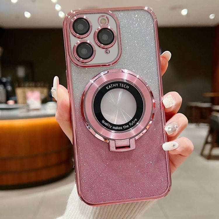Electroplated Holder Gradient Glitter MagSafe Phone Case, For iPhone  12 Pro, For iPhone 12 mini,...