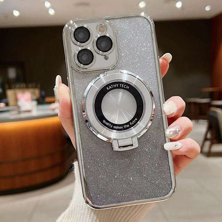 Electroplated Holder Gradient Glitter MagSafe Phone Case, For iPhone  12 Pro, For iPhone 12 mini,...