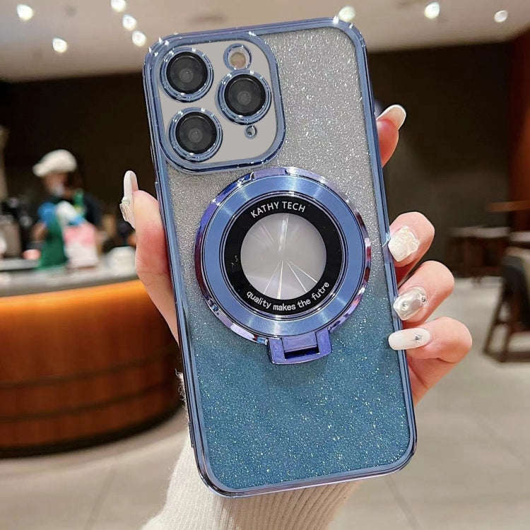 Electroplated Holder Gradient Glitter MagSafe Phone Case, For iPhone  12 Pro, For iPhone 12 mini,...