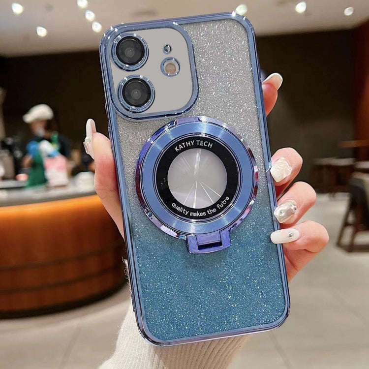 Electroplated Holder Gradient Glitter MagSafe Phone Case, For iPhone  12 Pro, For iPhone 12 mini,...