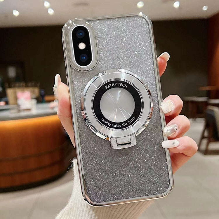 Electroplated Holder Gradient Glitter MagSafe Phone Case, For iPhone  12 Pro, For iPhone 12 mini,...