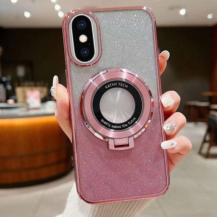 Electroplated Holder Gradient Glitter MagSafe Phone Case, For iPhone  12 Pro, For iPhone 12 mini,...