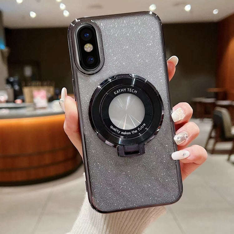 Electroplated Holder Gradient Glitter MagSafe Phone Case, For iPhone  12 Pro, For iPhone 12 mini,...