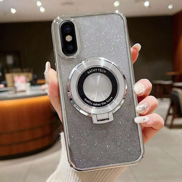 Electroplated Holder Gradient Glitter MagSafe Phone Case, For iPhone  12 Pro, For iPhone 12 mini,...