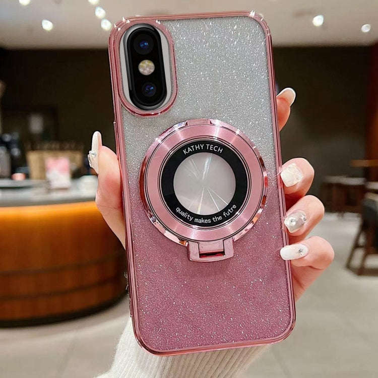 Electroplated Holder Gradient Glitter MagSafe Phone Case, For iPhone  12 Pro, For iPhone 12 mini,...