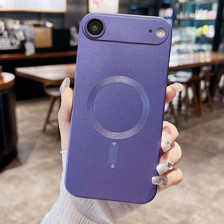 Metallic Paint Magsafe Liquid TPU Phone Case, For iPhone 17e / 16e, For iPhone 17 Pro Max, For iP...