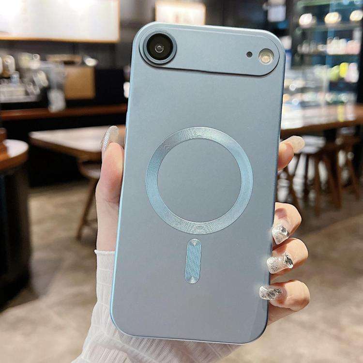 Metallic Paint Magsafe Liquid TPU Phone Case, For iPhone 17e / 16e, For iPhone 17 Pro Max, For iP...