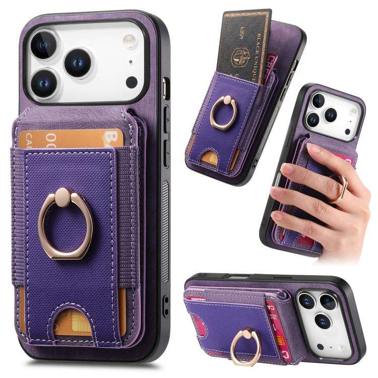 Retro Splitable Magnetic Stand Card Bag Leather Phone Case, For iPhone 17e / 16e, For iPhone 17 P...