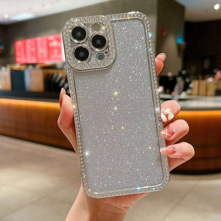 Diamond Gradient Glitter Plated TPU Phone Case, For iPhone 17 Pro Max, For iPhone 17 Pro, For iPh...