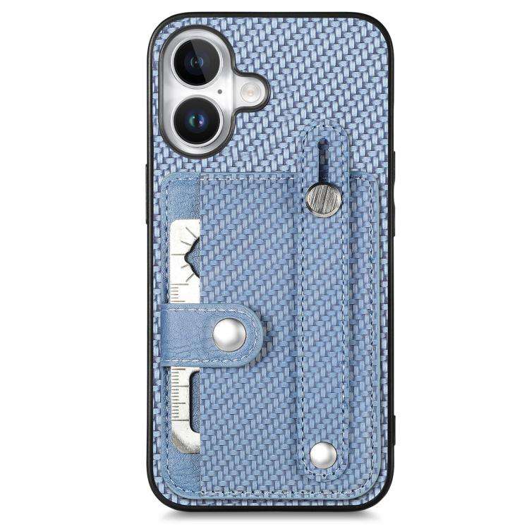 Wristband Kickstand Card Wallet Back Phone Case with Tool Knife, For iPhone 17 Pro Max, For iPhon...