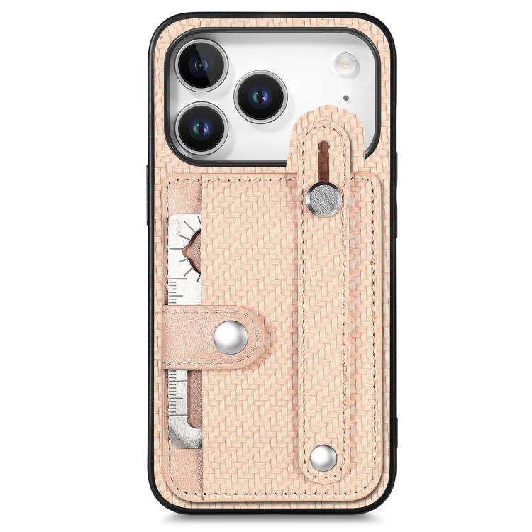 Wristband Kickstand Card Wallet Back Phone Case with Tool Knife, For iPhone 17 Pro Max, For iPhon...
